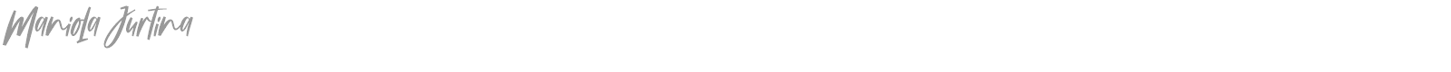 Maniola Jurtina font preview